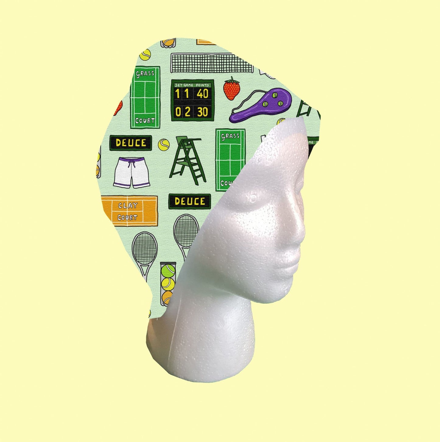 Tennis Scrub Cap by Selina-Jayne