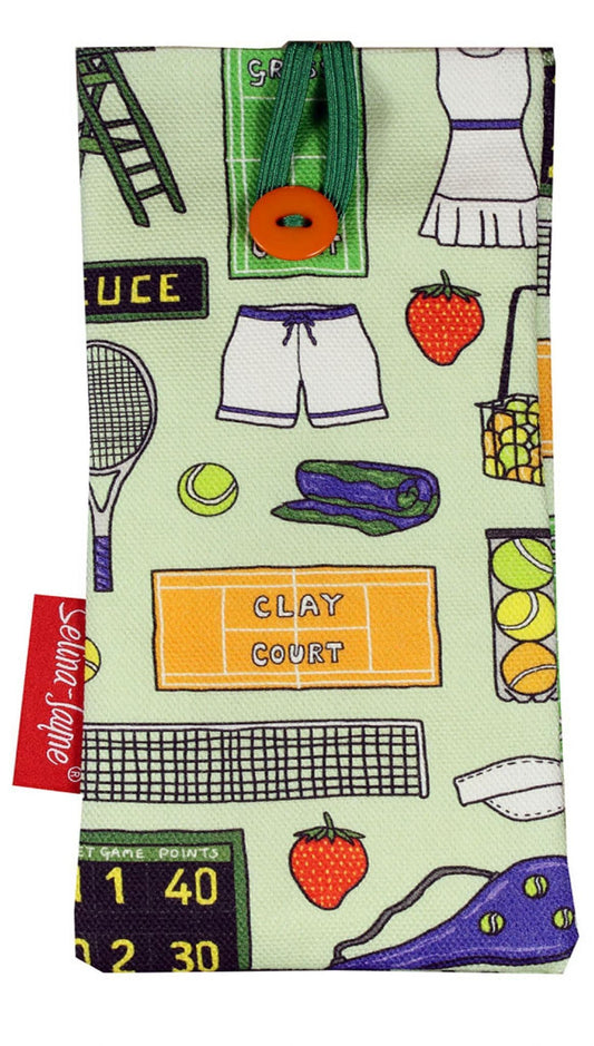 Tennis Soft Glasses Case by Selina-Jayne