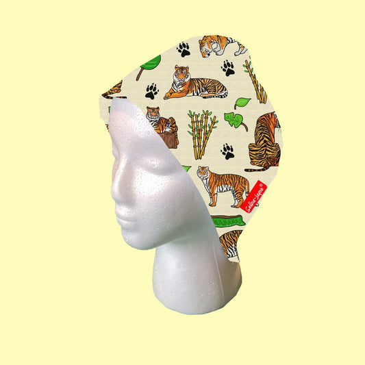 Tigers Scrub Cap by Selina-Jayne