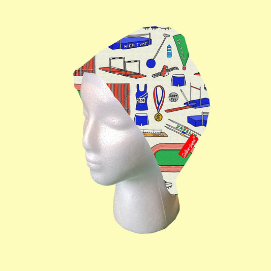 Track and Field Scrub Cap by Selina-Jayne