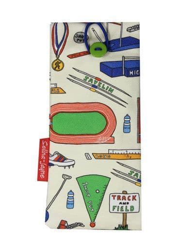 Track and Field Soft Glasses Case by Selina-Jayne