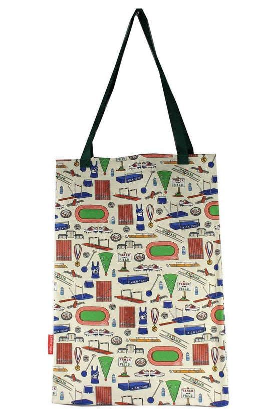 Track and Field Tote Bag by Selina-Jayne