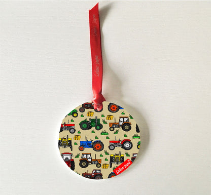Tractors Hanging Decoration by Selina-Jayne