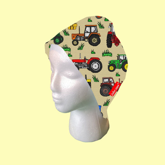 Tractors Scrub Cap by Selina-Jayne
