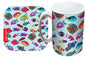 Tropical Fish Mug and Coaster Gift Set by Selina-Jayne