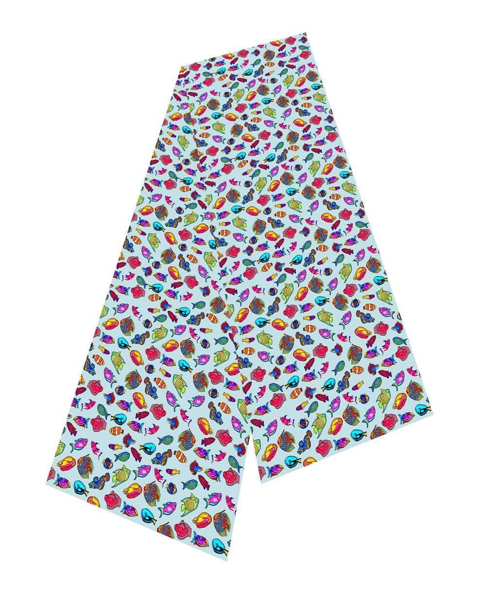 Tropical Fish Silk Scarf by Selina-Jayne