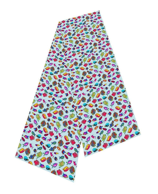 Tropical Fish Silk Scarf by Selina-Jayne
