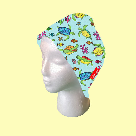 Turtles Scrub Cap by Selina-Jayne