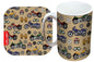 Vintage Bikes Mug and Coaster Gift Set by Selina-Jayne