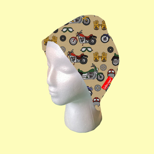 Vintage Bikes Scrub Cap by Selina-Jayne