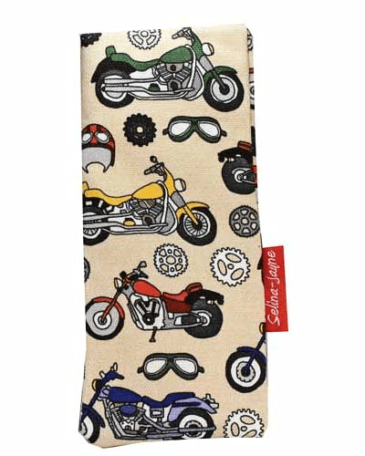 Vintage Bikes Soft Glasses Case by Selina-Jayne