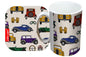 Vintage Cars Mug and Coaster Gift Set by Selina-Jayne