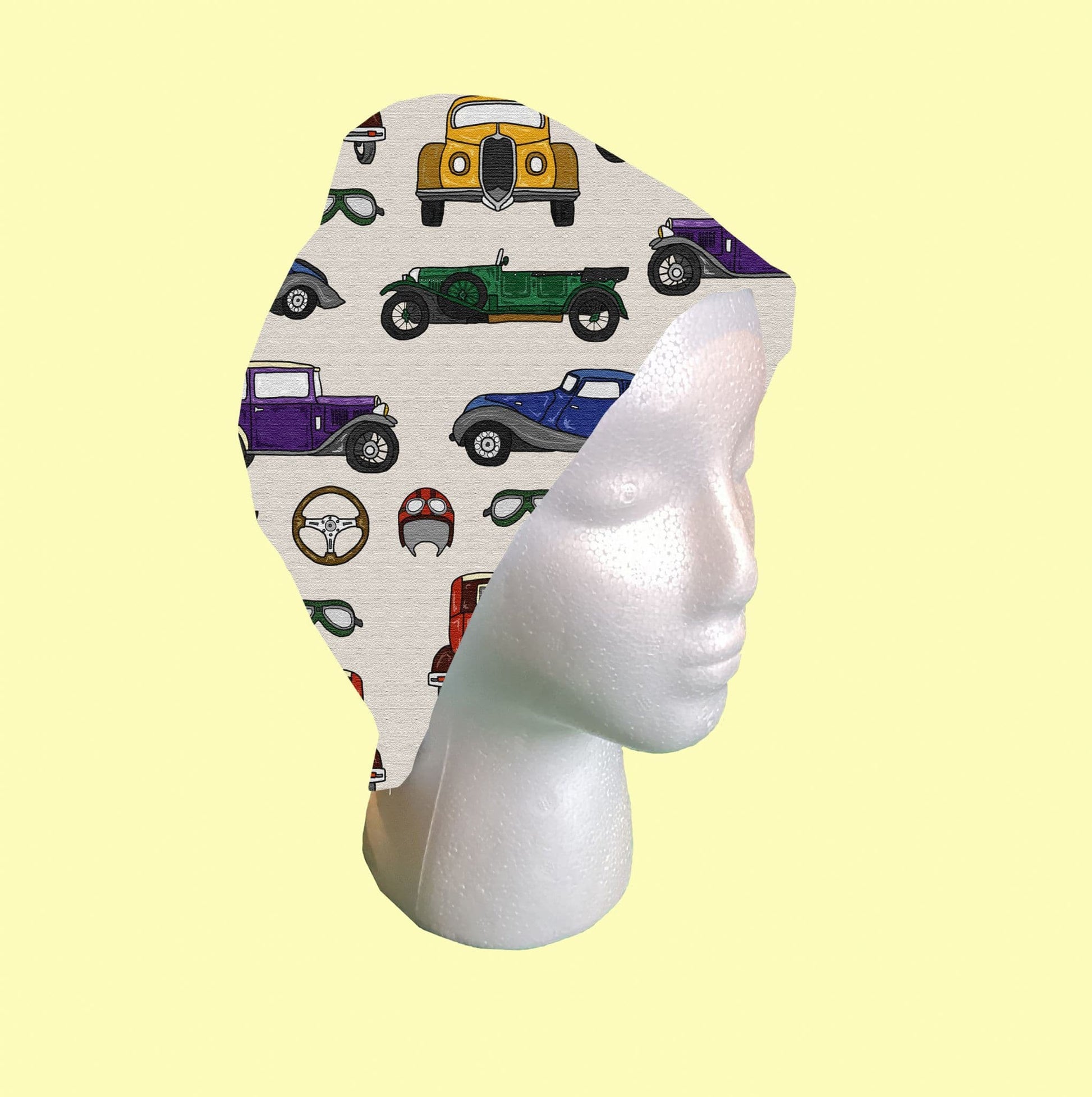 Vintage Cars Scrub Cap by Selina-Jayne