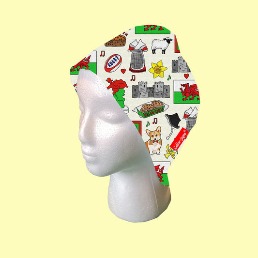 Wales Scrub Cap by Selina-Jayne