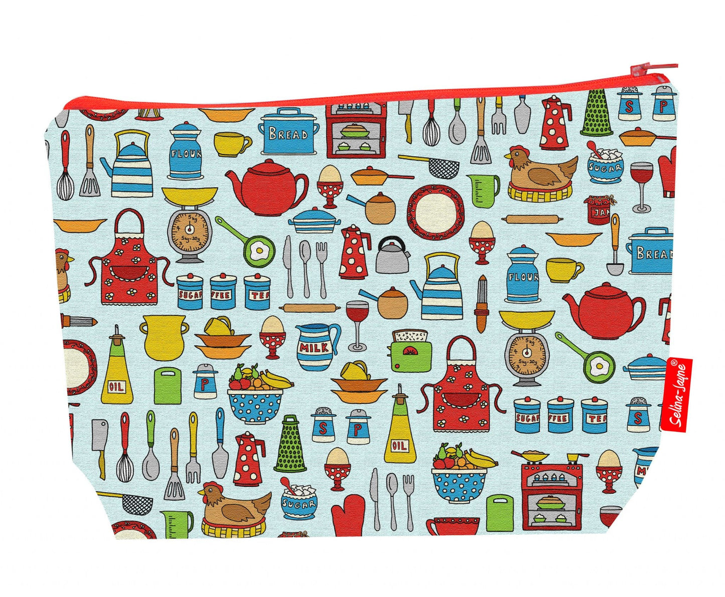Kitchen Utensils Toiletry Bag by Selina-Jayne