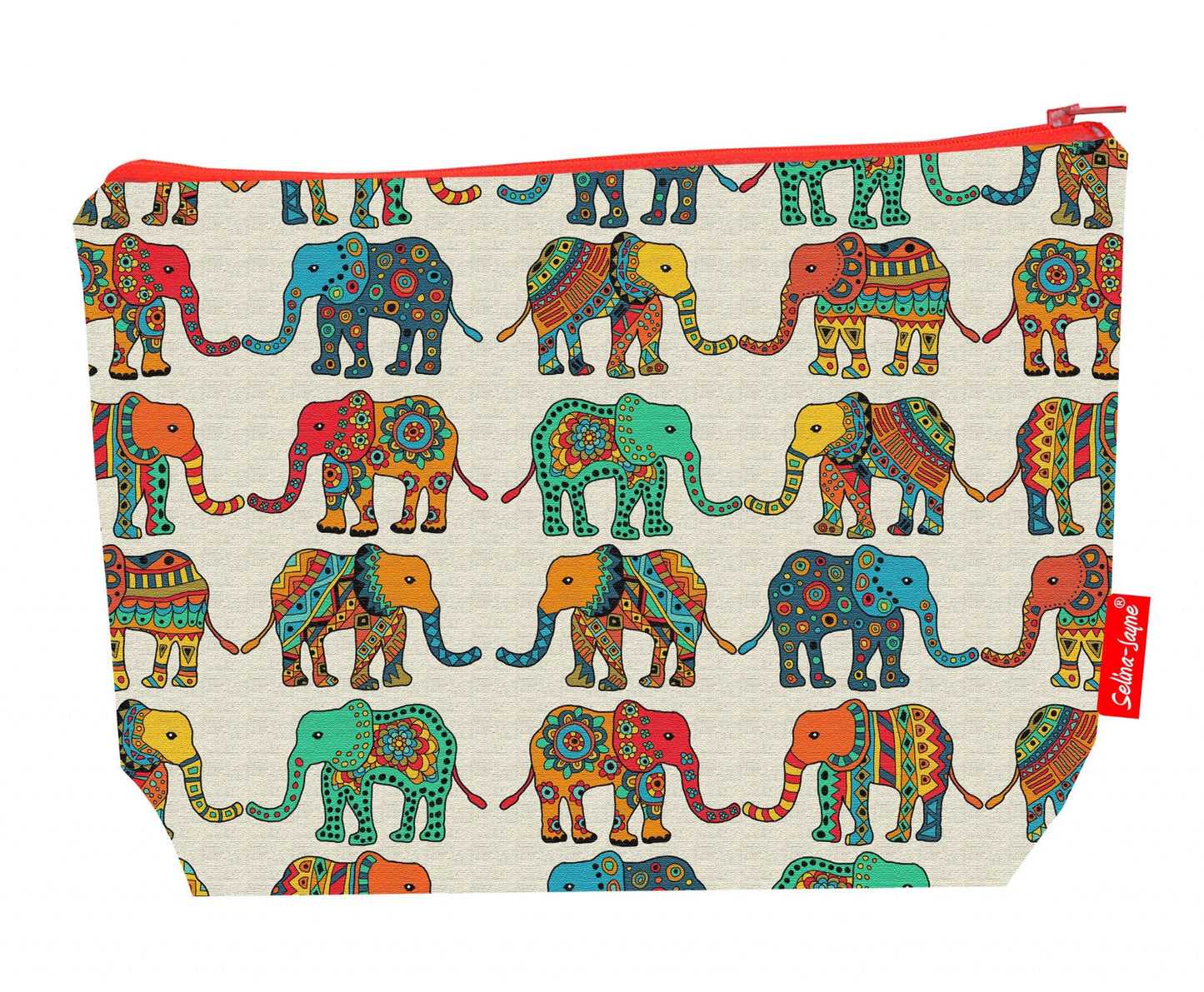 Elephants Toiletry Bag by Selina-Jayne