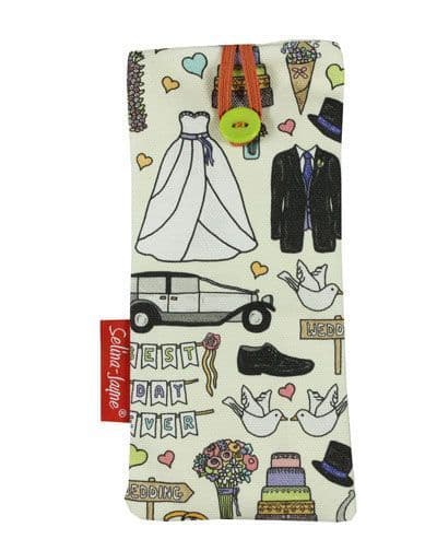 Wedding Day Soft Glasses Case by Selina-Jayne