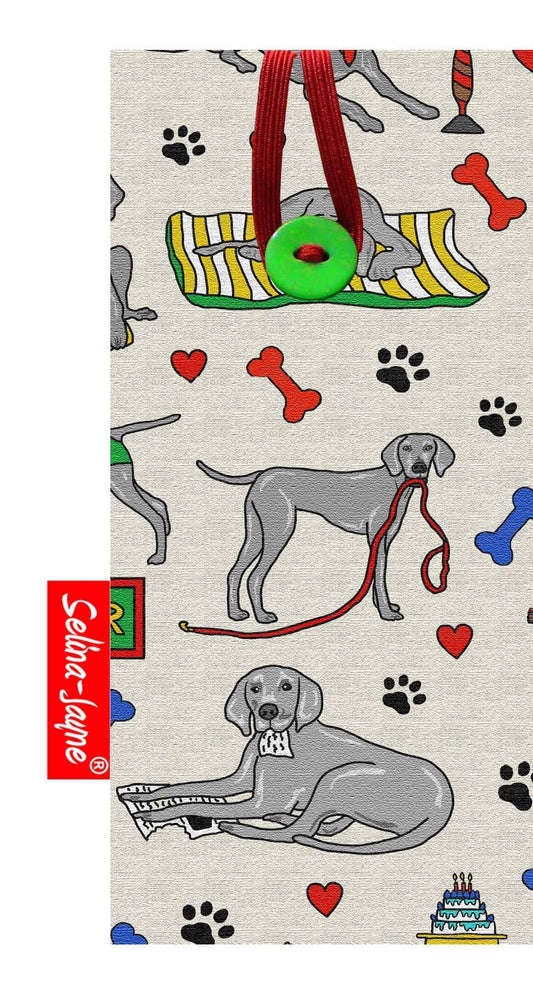 Weimaraner Dog Soft Glasses Case by Selina-Jayne