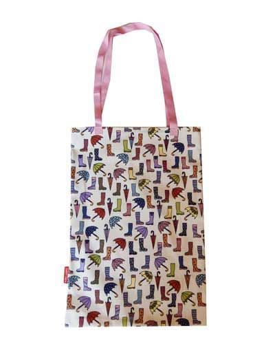Wellies and Brollies Tote Bag by Selina-Jayne