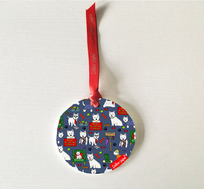 West Highland Terrier Hanging Decoration by Selina-Jaynes