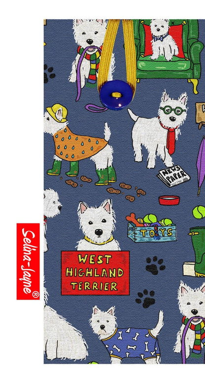 West Highland Terrier Soft Glasses Case by Selina-Jayne