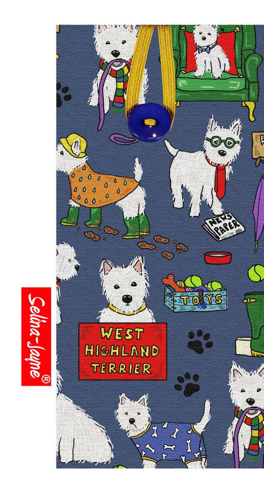 West Highland Terrier Soft Glasses Case by Selina-Jayne