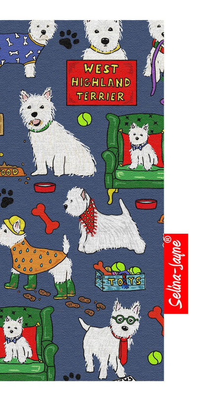 West Highland Terrier Soft Glasses Case by Selina-Jayne