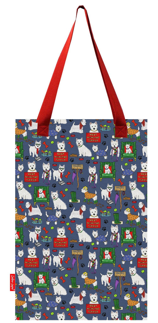 West Highland Terrier Tote Bag by Selina-Jayne
