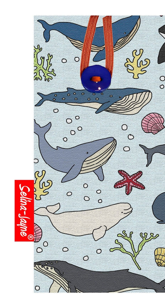 Whales Soft Glasses Case by Selina-Jayne