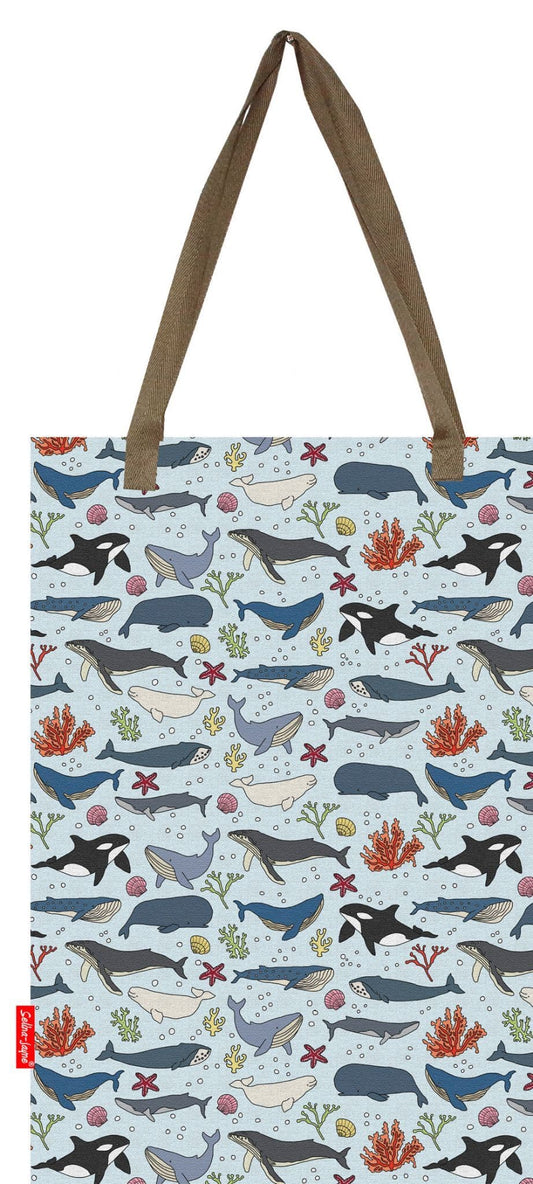 Whales Tote Bag by Selina-Jayne