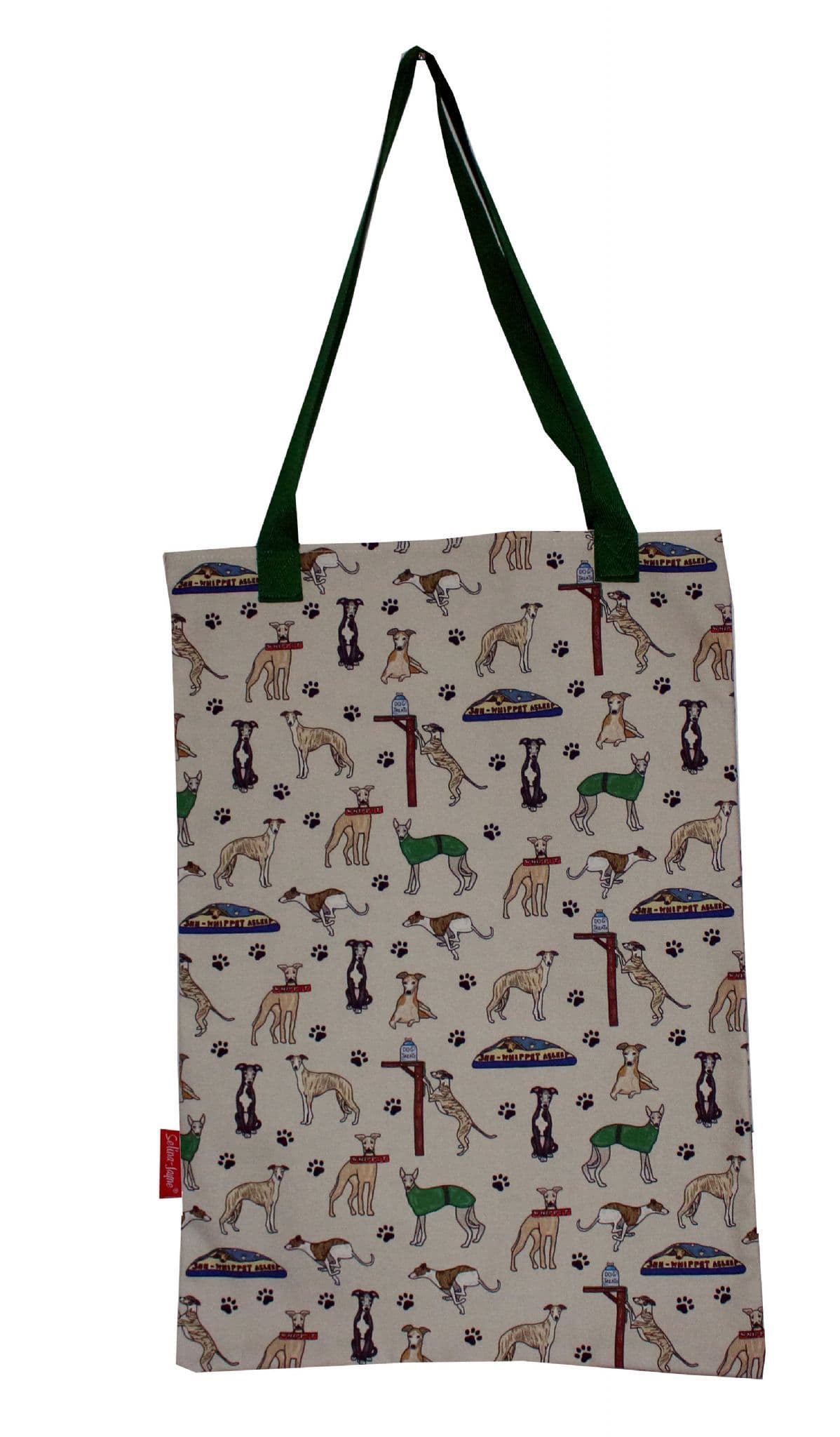 Whippet Dogs Tote Bag by Selina-Jayne