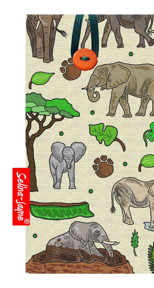 Wild Elephants Soft Glasses Case by Selina-Jayne