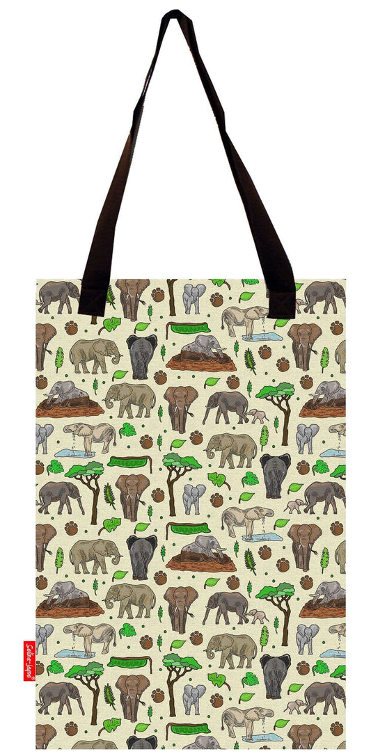 Wild Elephants Tote Bag by Selina-Jayne