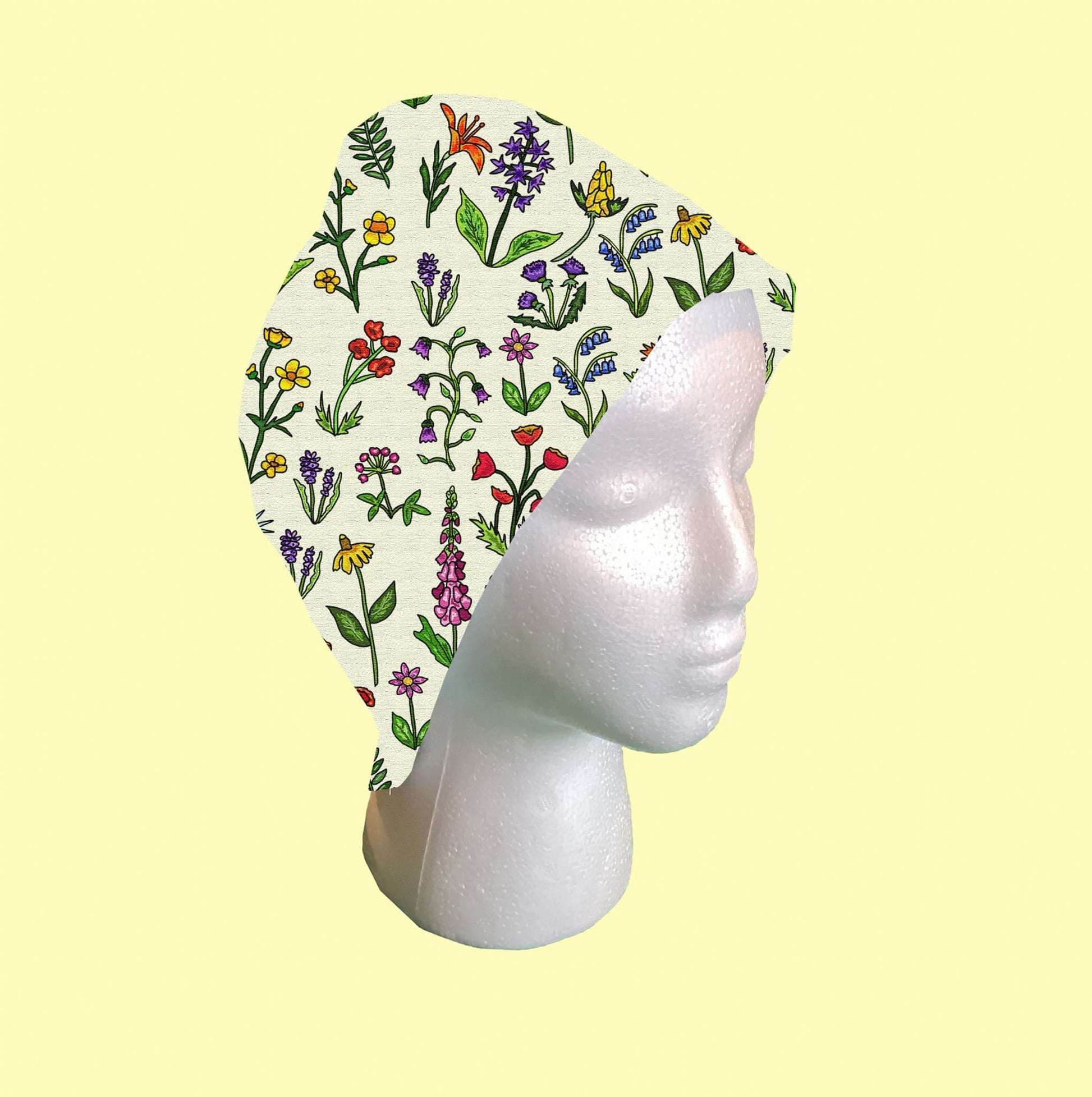 Wild Flowers Scrub Cap by Selina-Jayne