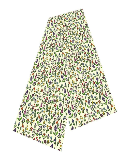 Wild Flowers Silk Scarf by Selina-Jayne
