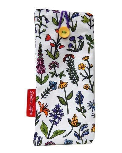 Wild Flowers Soft Glasses Case by Selina-Jayne